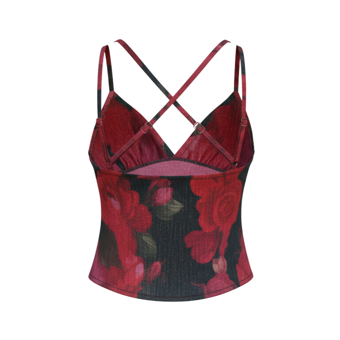 ROSE BUSTIER TOP