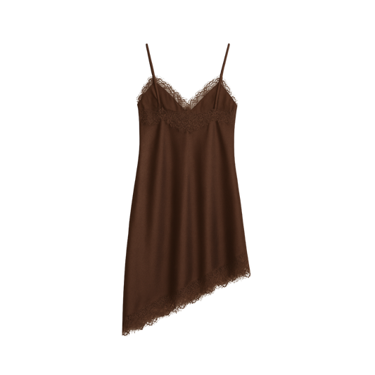 ASYMMETRIC LACE DRESS