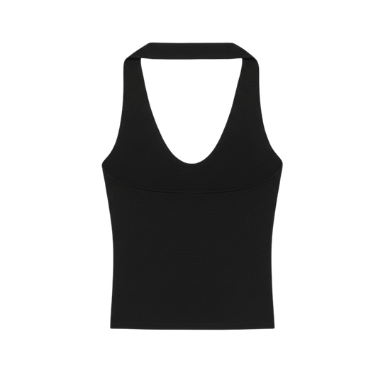 HALTER NECK BLACK TOP