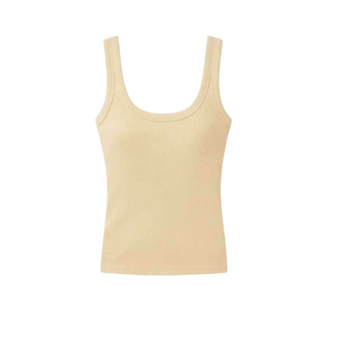 CREAM BEIGE TANK TOP