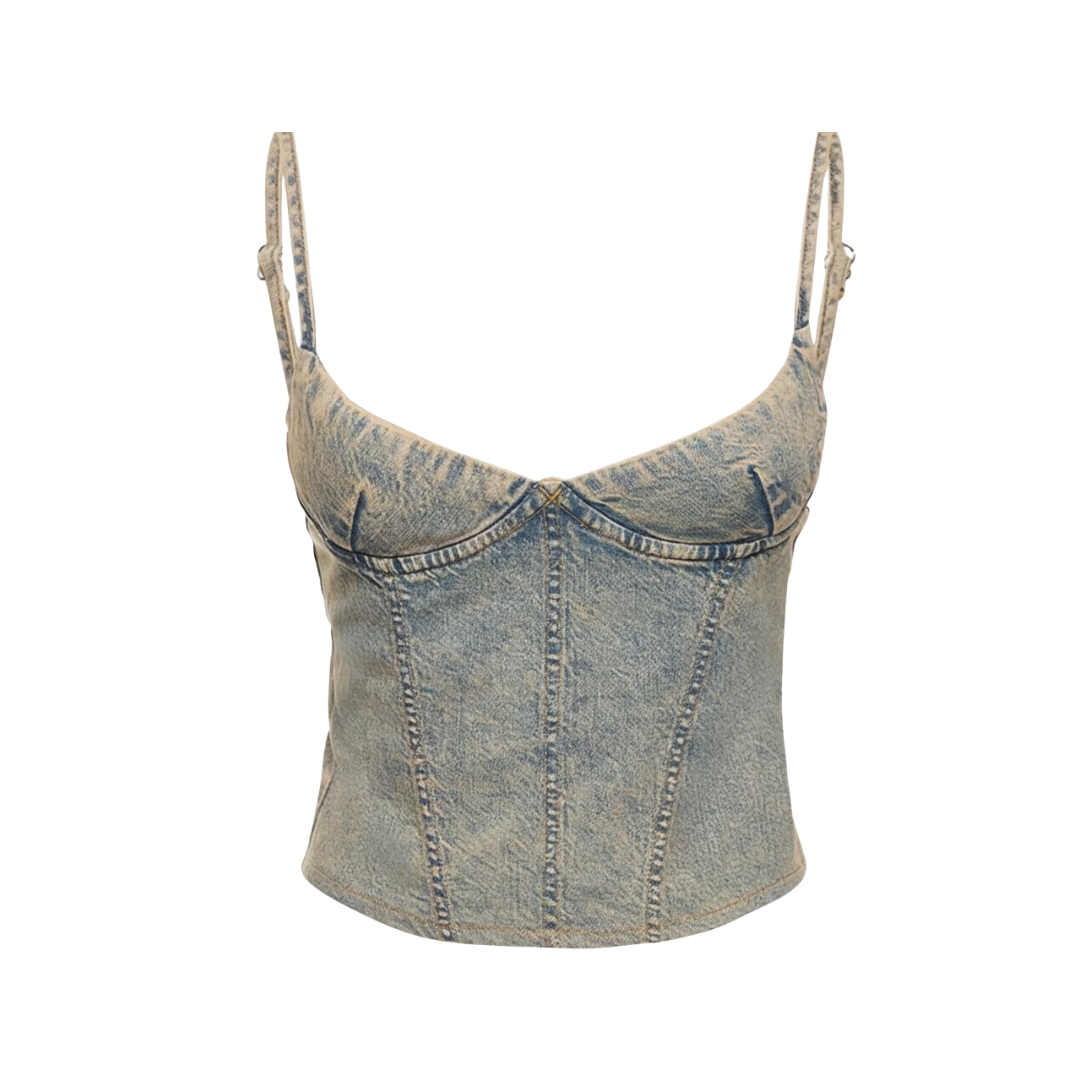 DENIM CORSET TOP