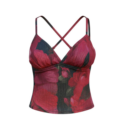ROSE BUSTIER TOP