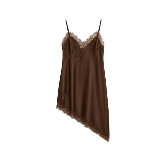 ASYMMETRIC LACE DRESS