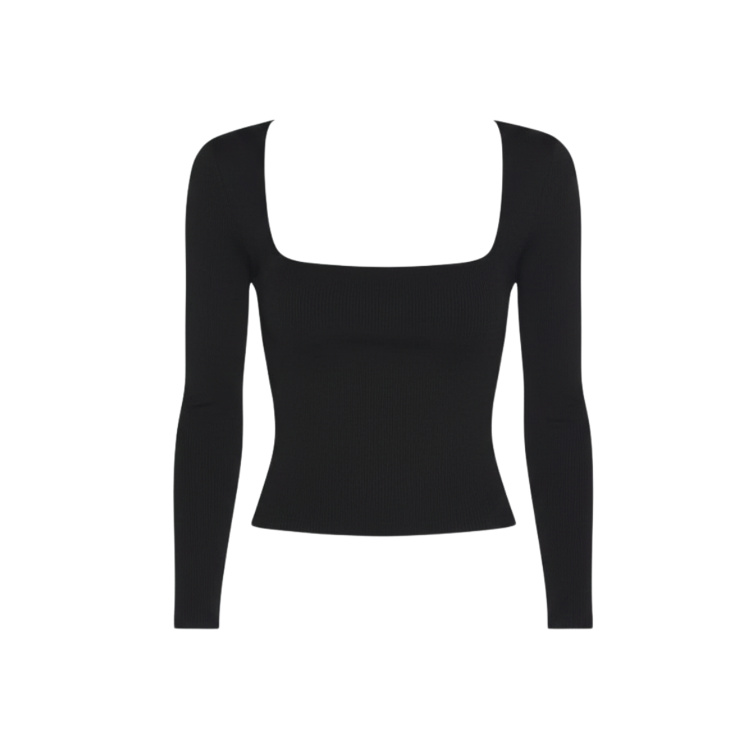 BLACK FULL SLEEVES TOP