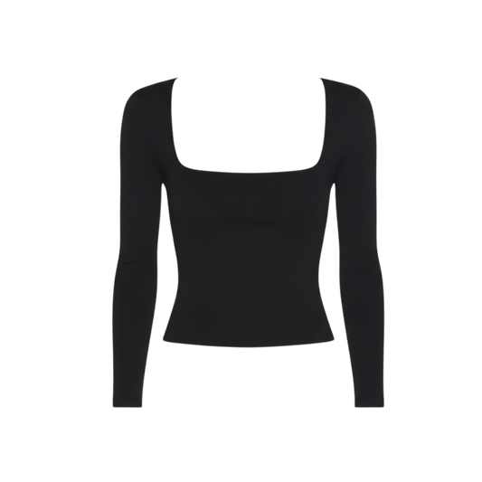 BLACK FULL SLEEVES TOP