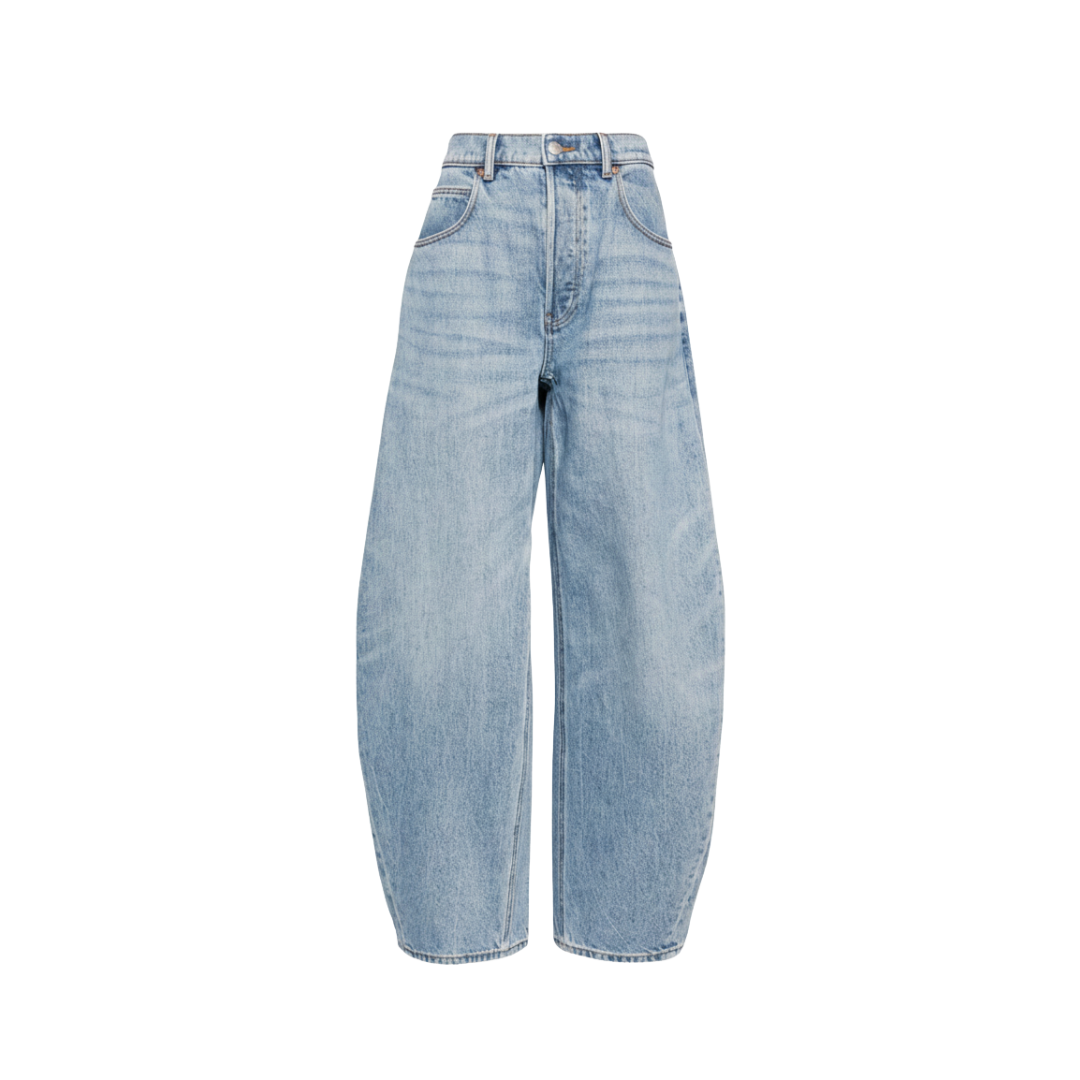 LIGHT WASH BAGGY JEANS