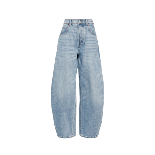 LIGHT WASH BAGGY JEANS