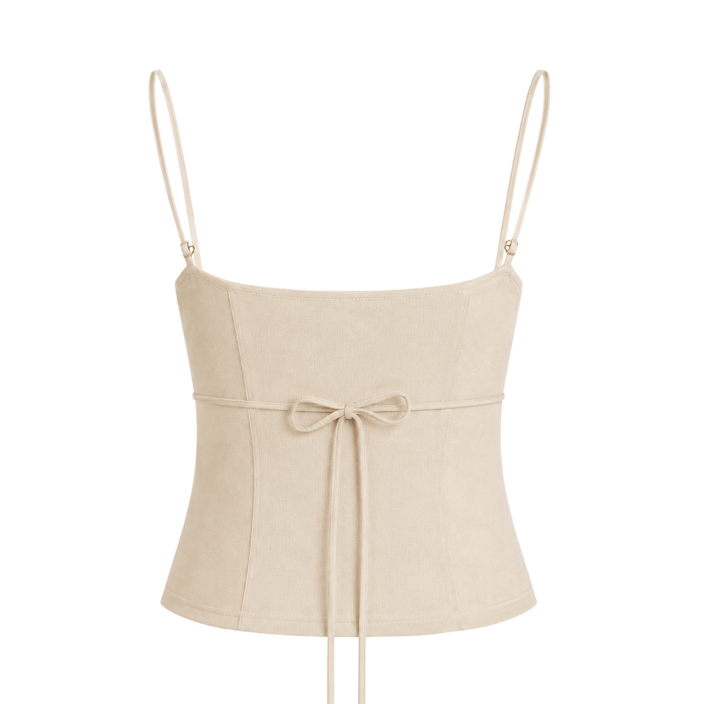 Valeria Floral Cut-Out Top - Butter
