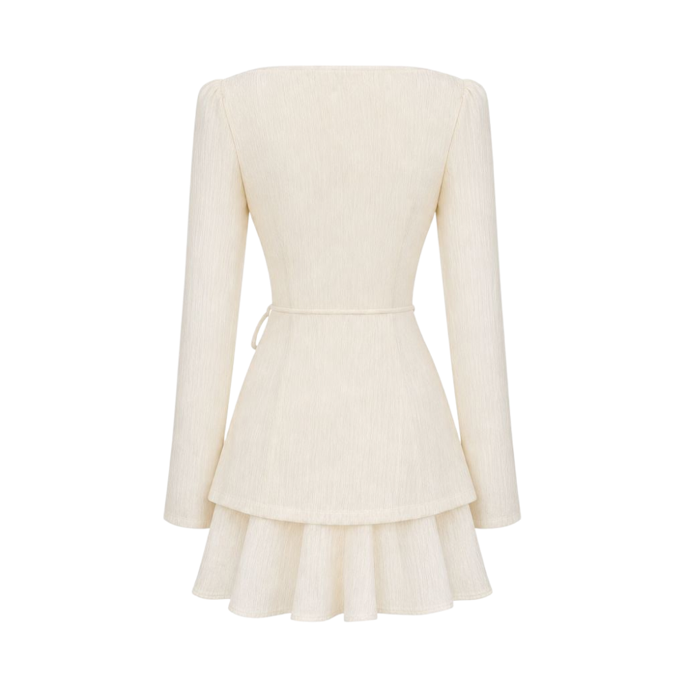 Valeria Layered Co-Ord Set - Ivory